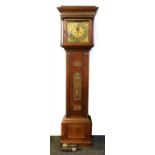 A George III oak eight day long case clock,