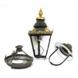 Four boxes of various lamps and fittings,