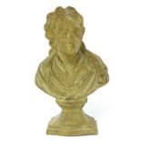 A terracotta bust of John Locke,