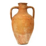 A Roman terracotta amphora,