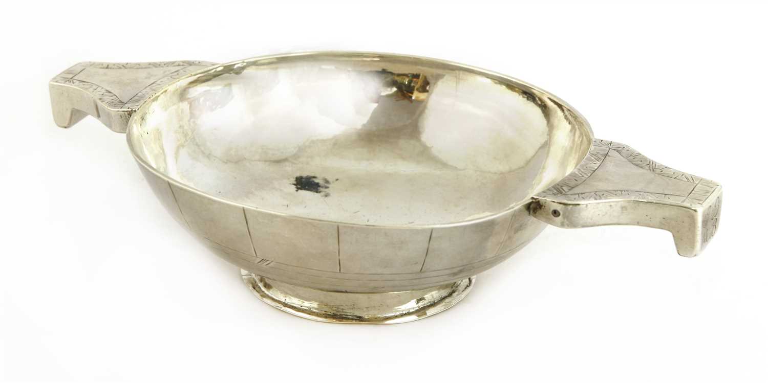 A George I Scottish silver quaich,