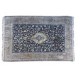 A silk Isfahan rug,
