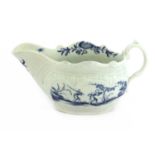 A Worcester porcelain cream boat,