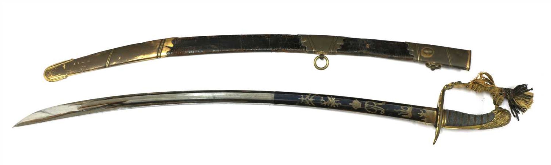 An 1803 pattern infantry officer's sword,