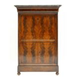 A French mahogany escritoire,