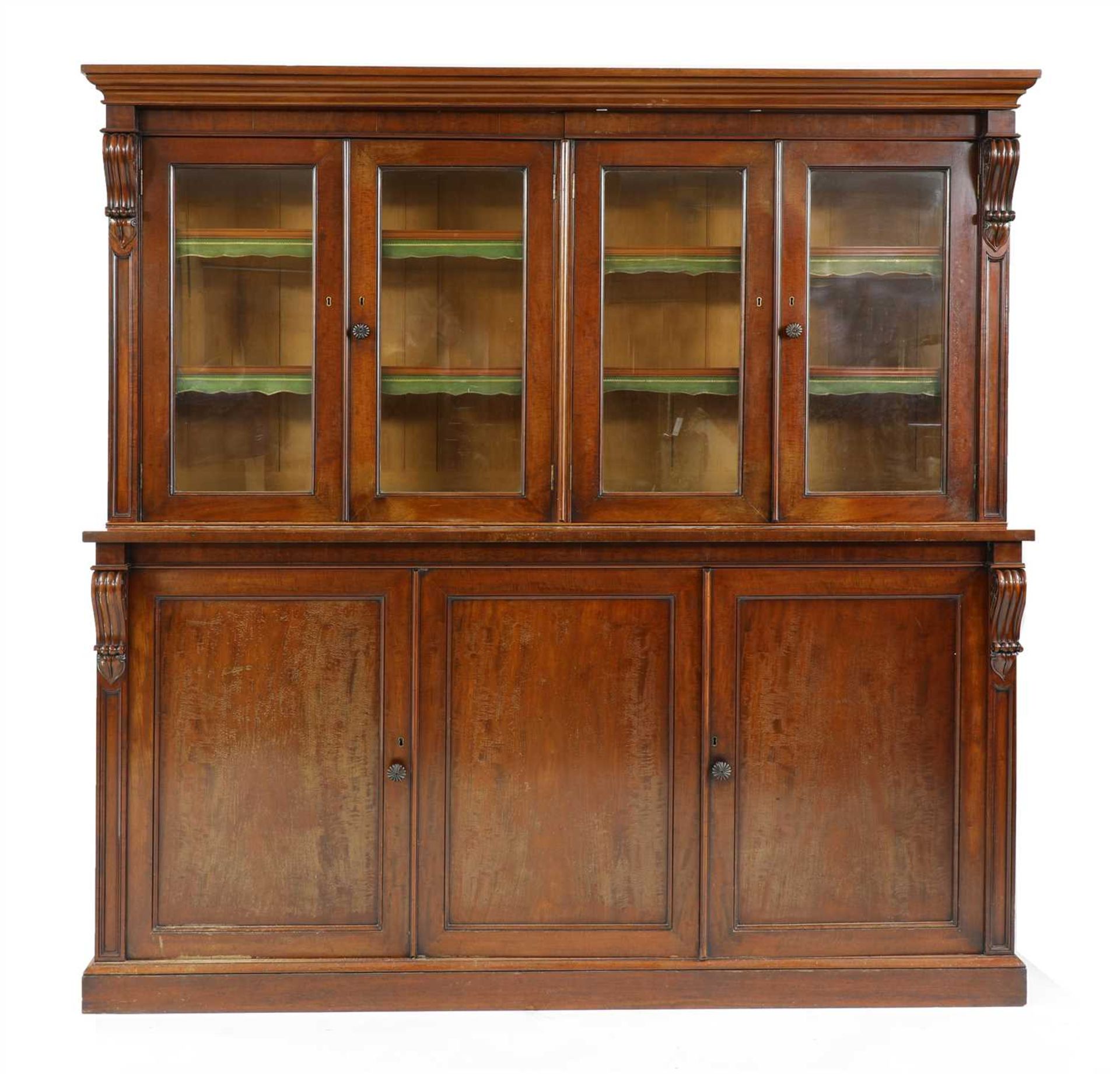 A Victorian mahogany bookcase