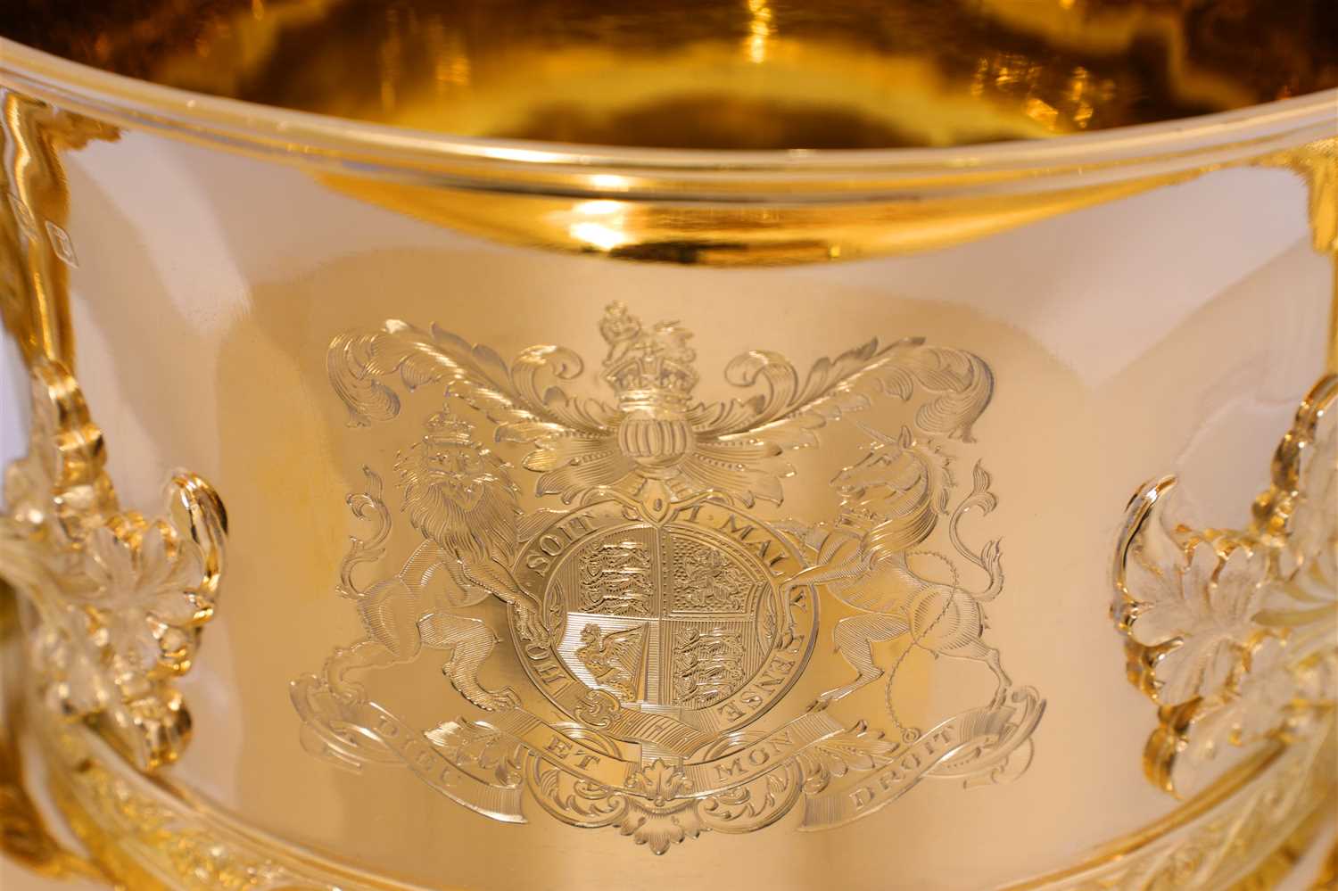 A silver gilt flying trophy 'The King's Cup' - Image 4 of 4