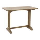 An Arts & Crafts oak side table,