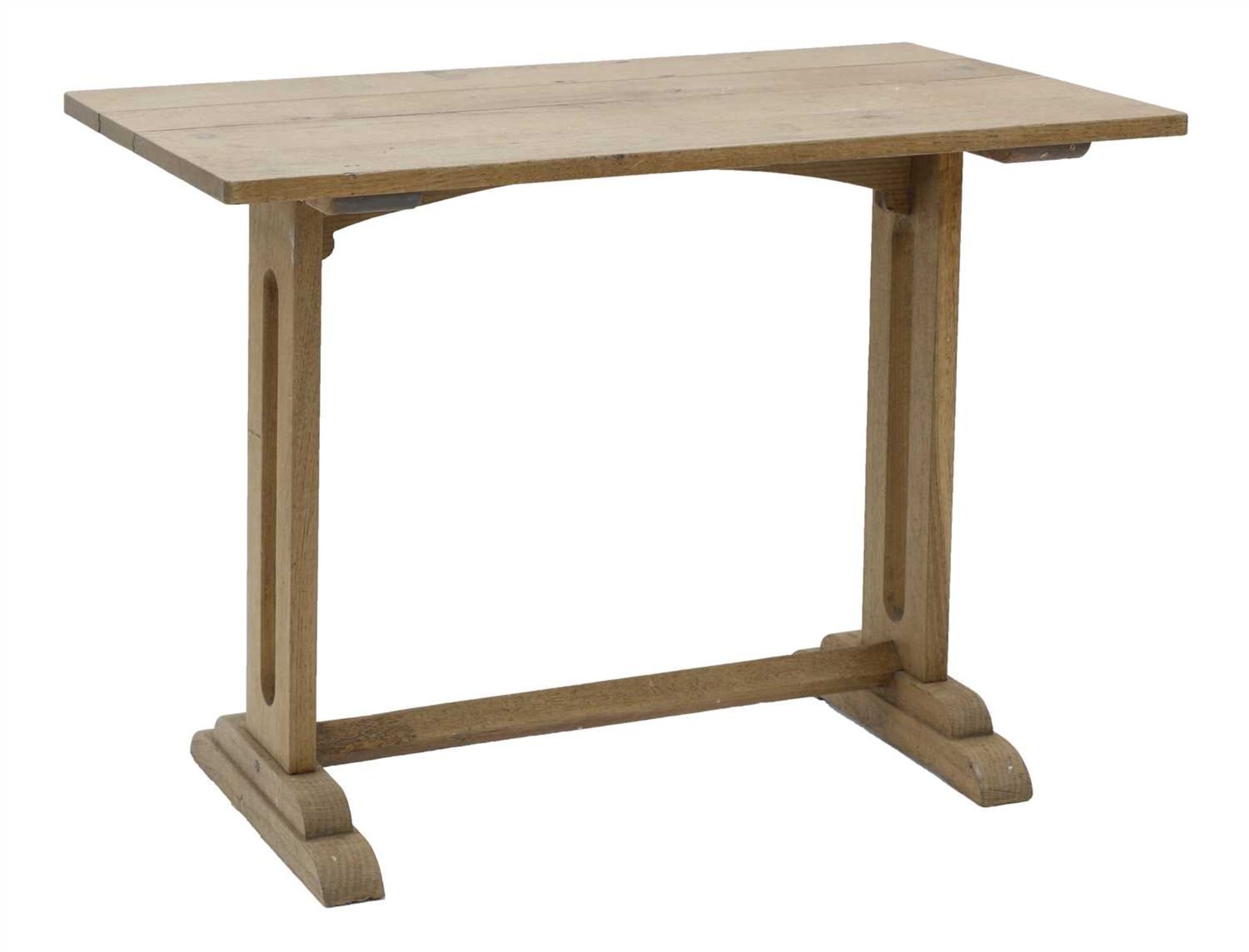 An Arts & Crafts oak side table,