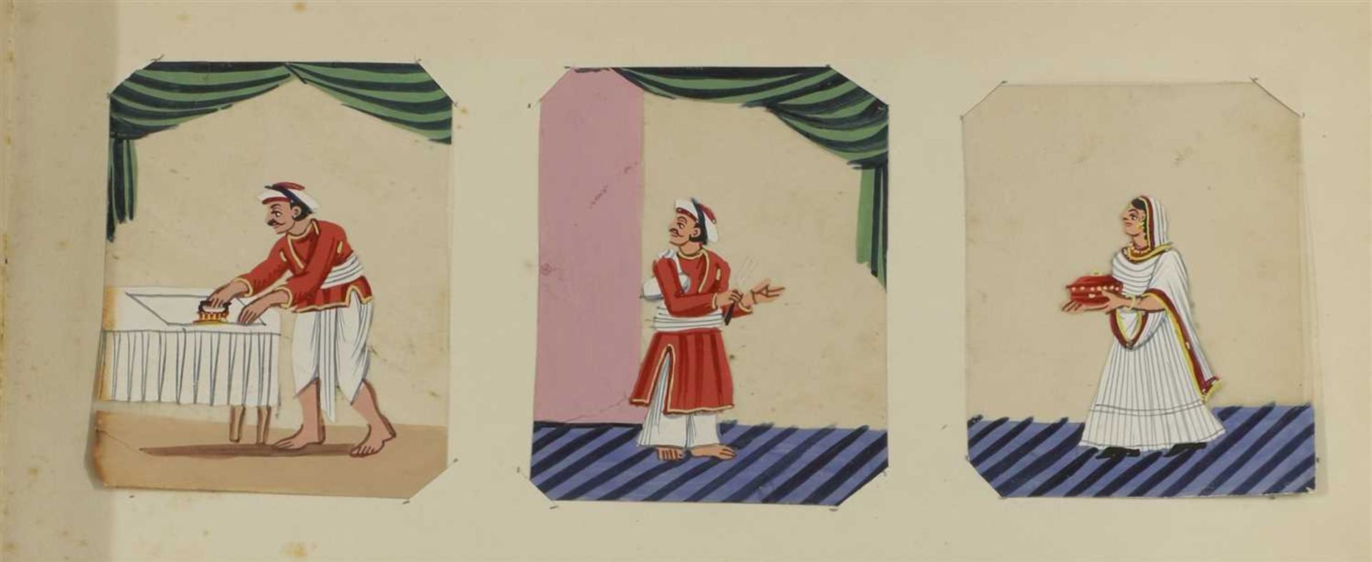 An album of Indian Mica watercolours and gouaches - Image 8 of 10
