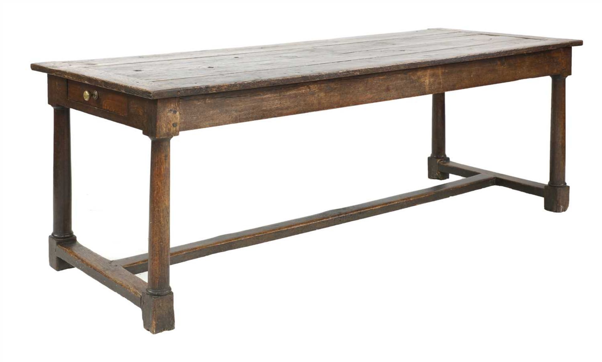 A farmhouse table,