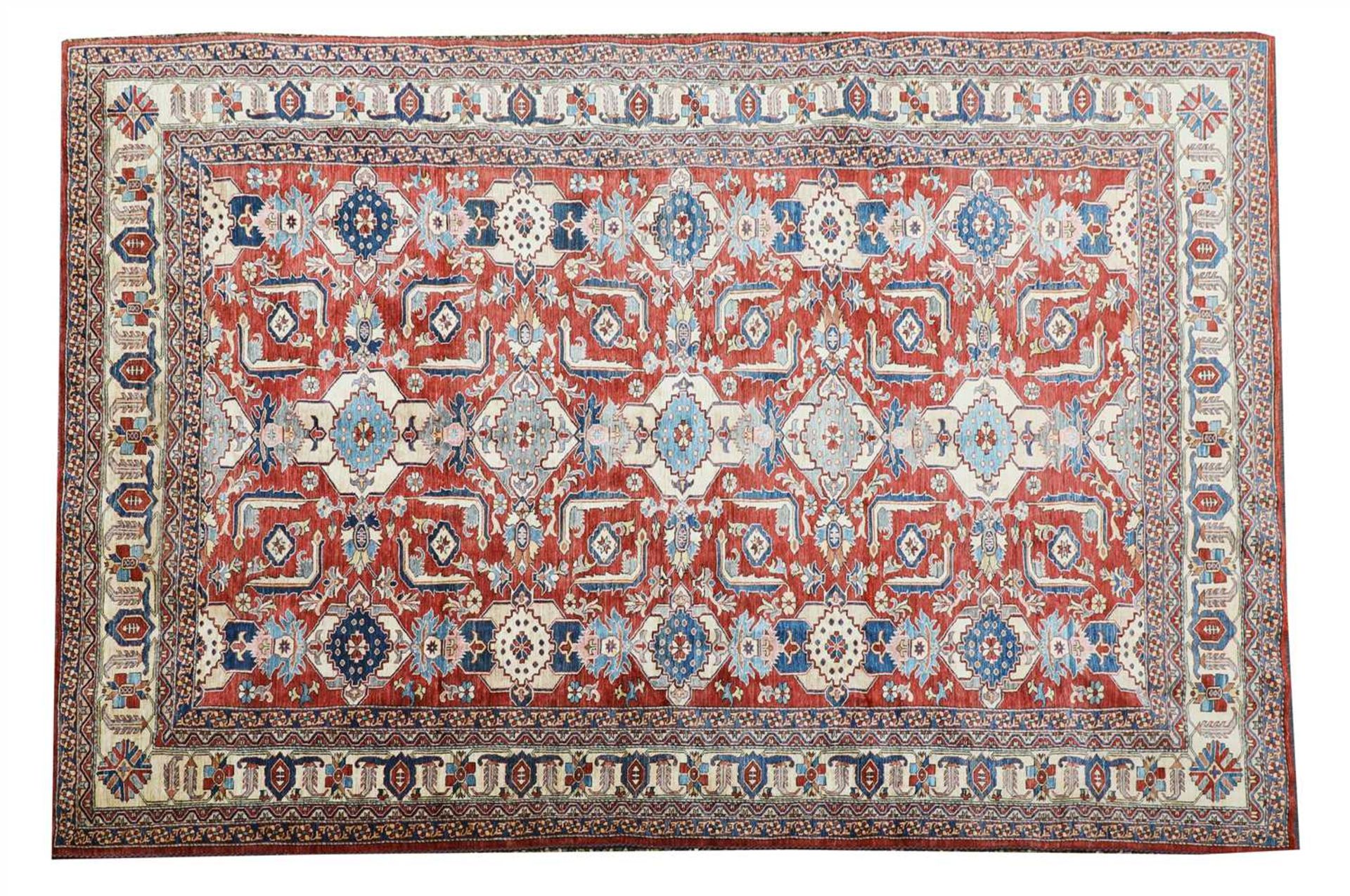 A large Ziegler-type carpet,