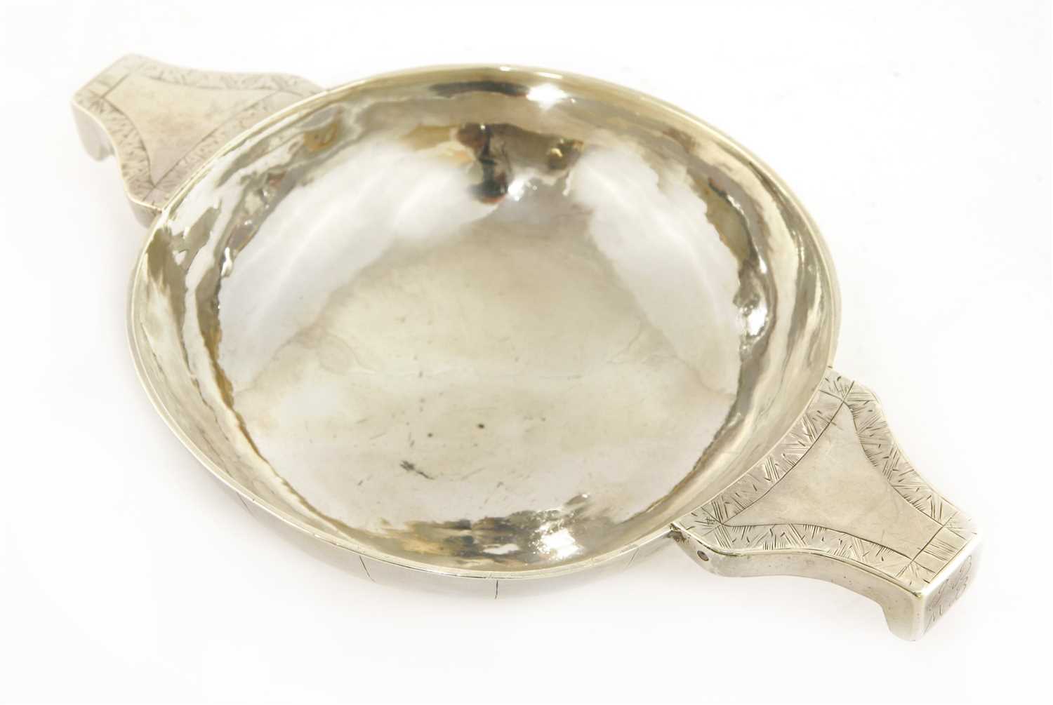 A George I Scottish silver quaich, - Image 2 of 3