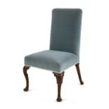 A George II walnut side chair,