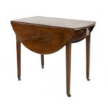 A George lll mahogany Pembroke table