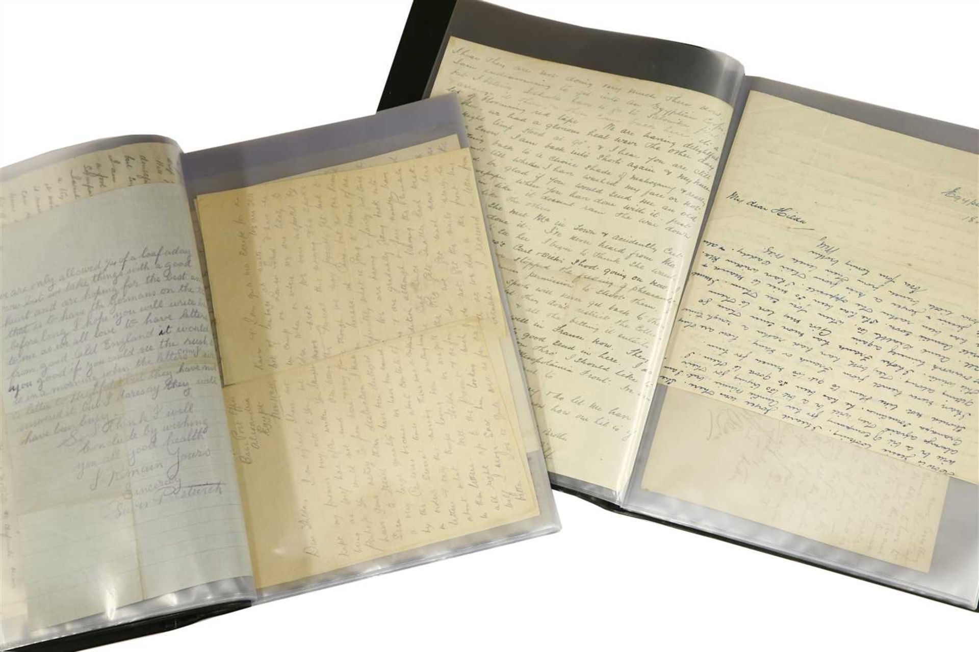 32 WW1 letters (82 pages) sent from French and Belgian trenches, - Image 2 of 2