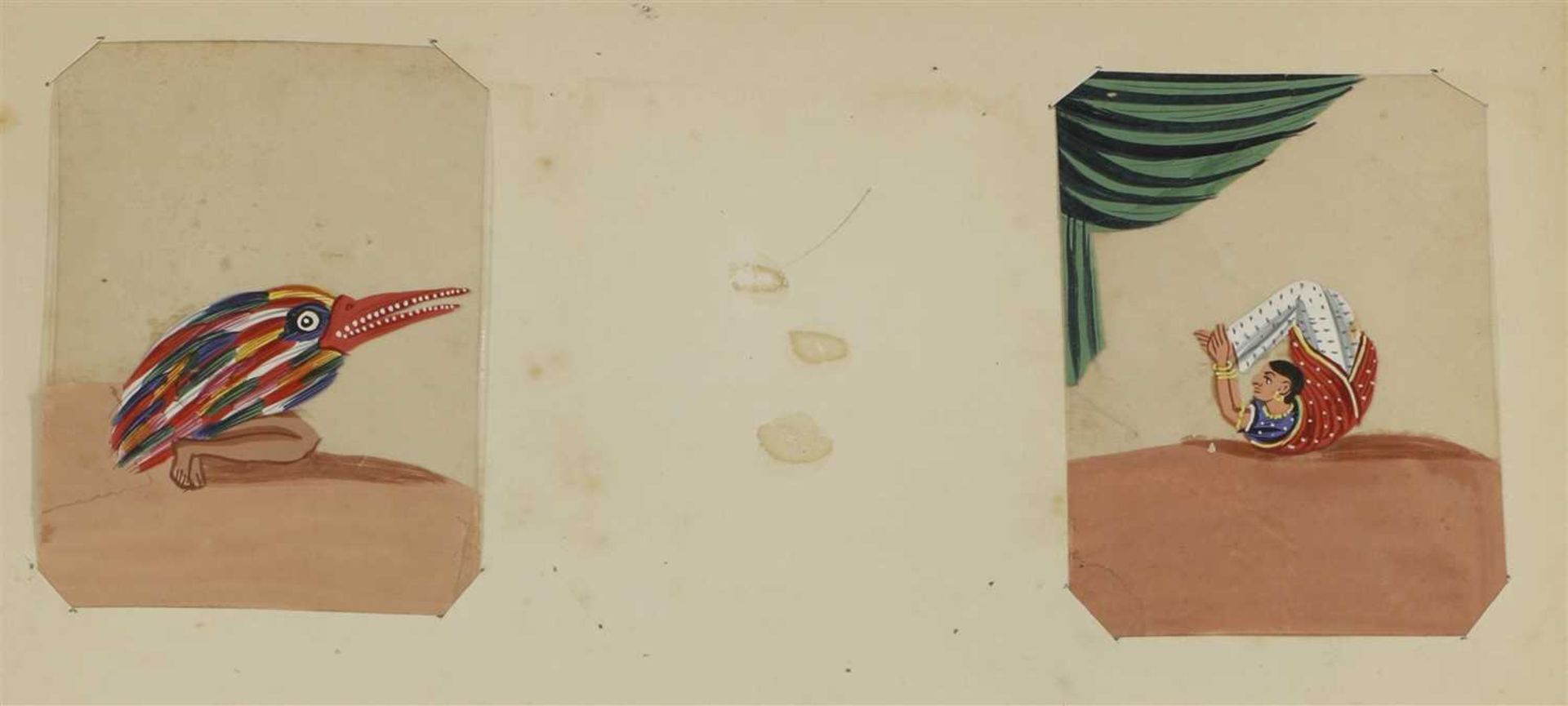 An album of Indian Mica watercolours and gouaches - Image 4 of 10