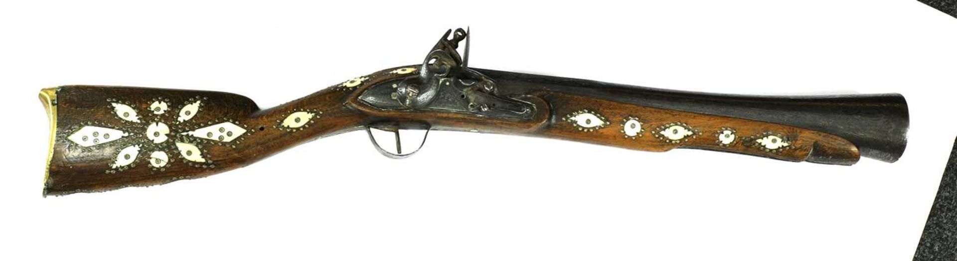 An Indo-Persian flintlock blunderbuss, - Image 2 of 3