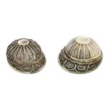 A George III silver 'jockey cap' caddy spoon,