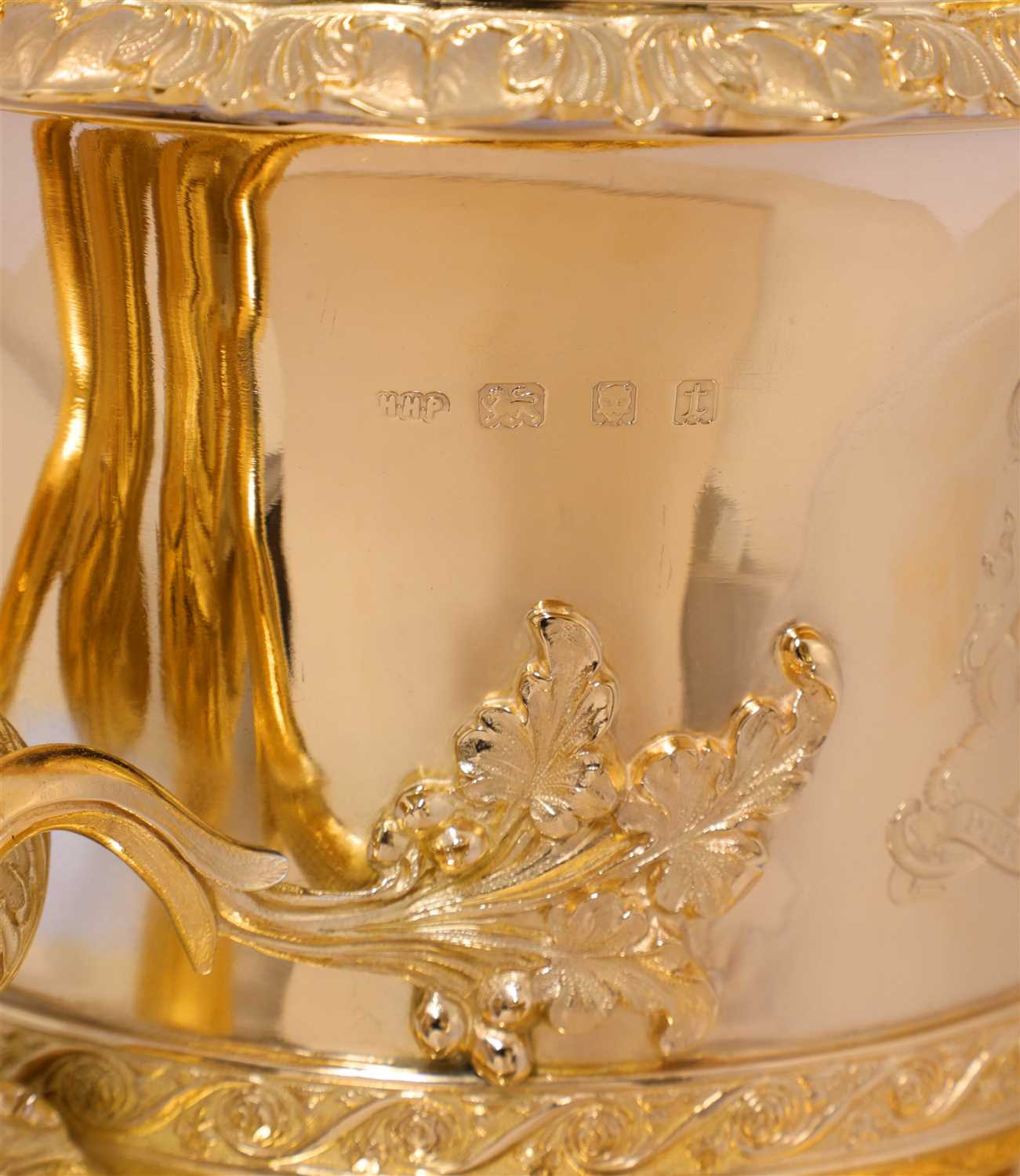 A silver gilt flying trophy 'The King's Cup' - Image 3 of 4