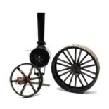A 1/3 scale live steam model of an agricultural ploughing traction engine,