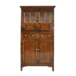 An oak cupboard,