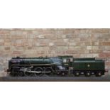 A 5in gauge live steam model of the Britannia Class 4-6-2 locomotive and tender 'Boadicea' no.70036,