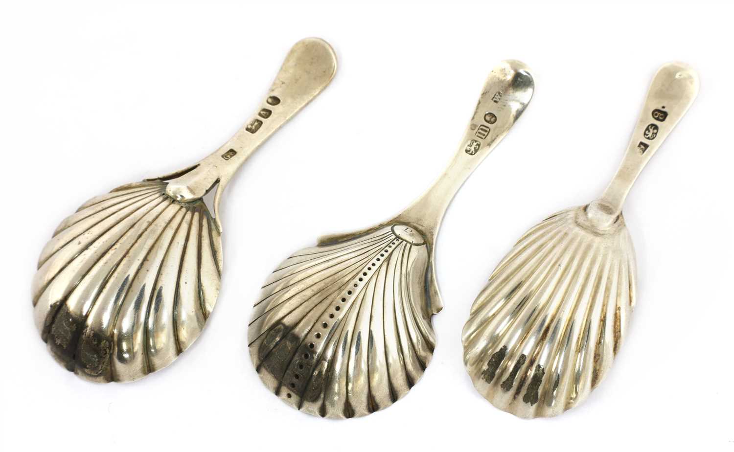 A George III silver caddy spoon, - Image 2 of 2