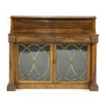 A William IV rosewood chiffonier,