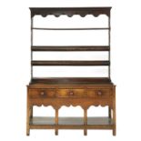 An oak dresser,