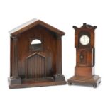 Two mahogany watch stands,