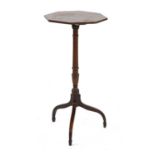 A George lll mahogany tripod table,