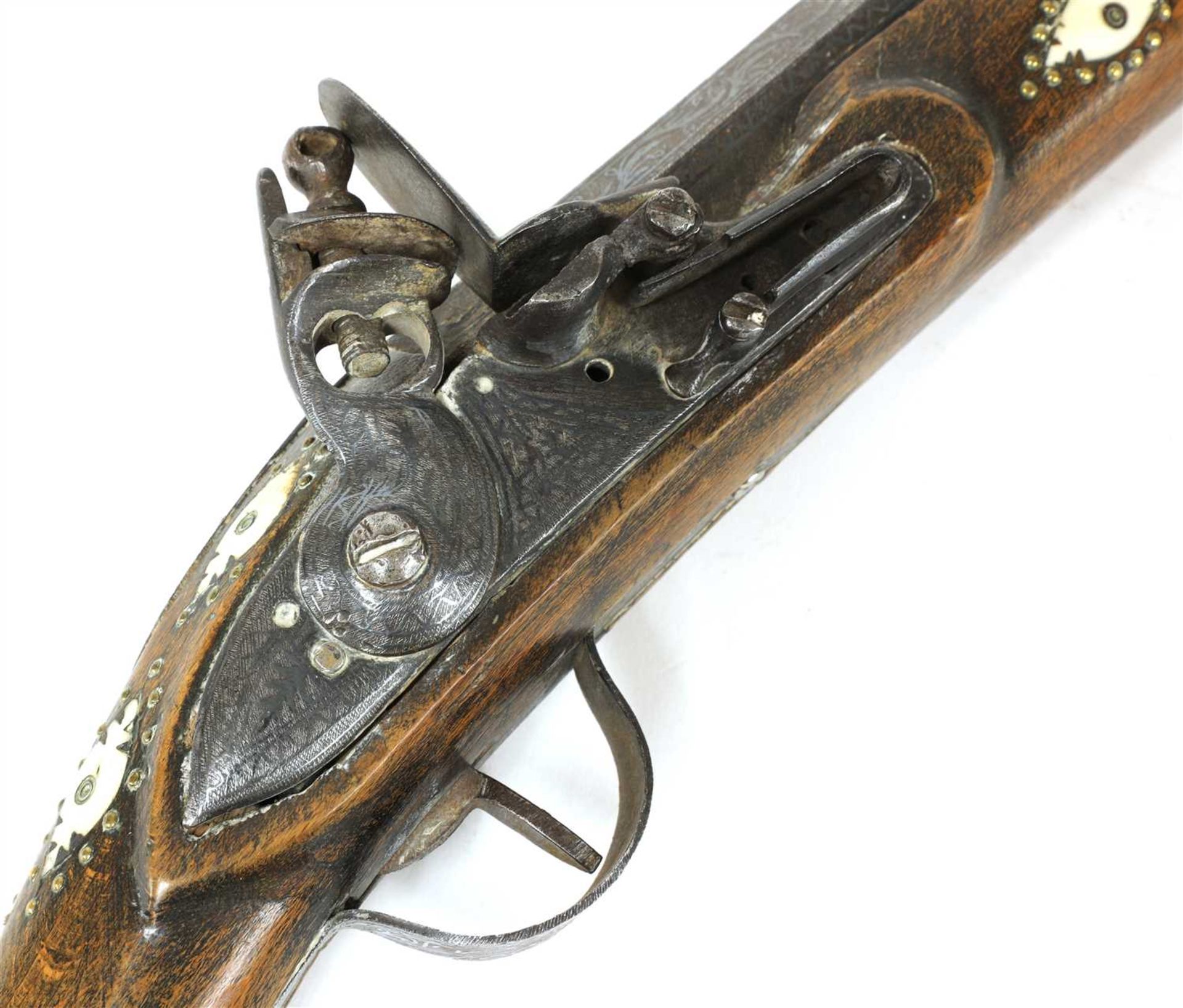 An Indo-Persian flintlock blunderbuss, - Image 3 of 3