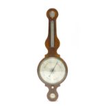 A large mahogany barometer,