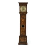 A marquetry longcase clock,