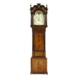 A George III inlaid mahogany eight-day longcase clock,