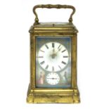 A repeating carriage clock,