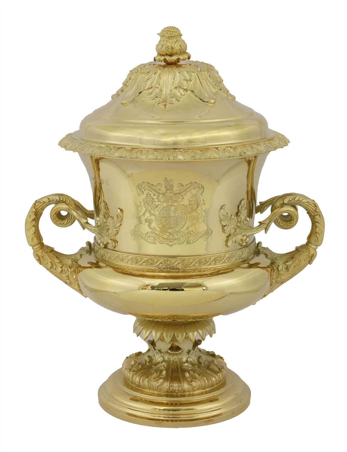 A silver gilt flying trophy 'The King's Cup' - Image 2 of 4