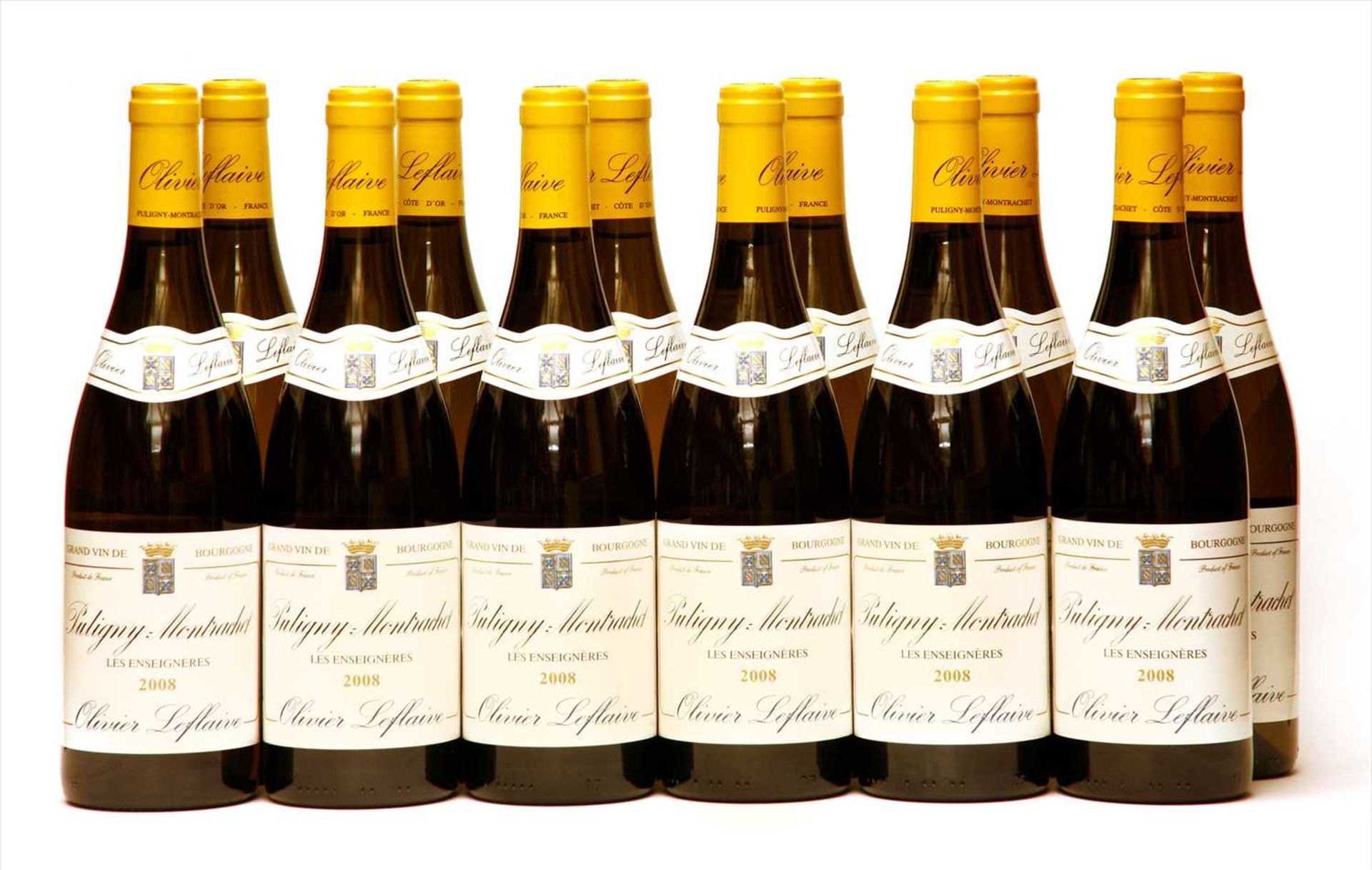 Olivier Leflaive, Puligny-Montrachet, Les Enseignères, 2008, twelve bottles (boxed)