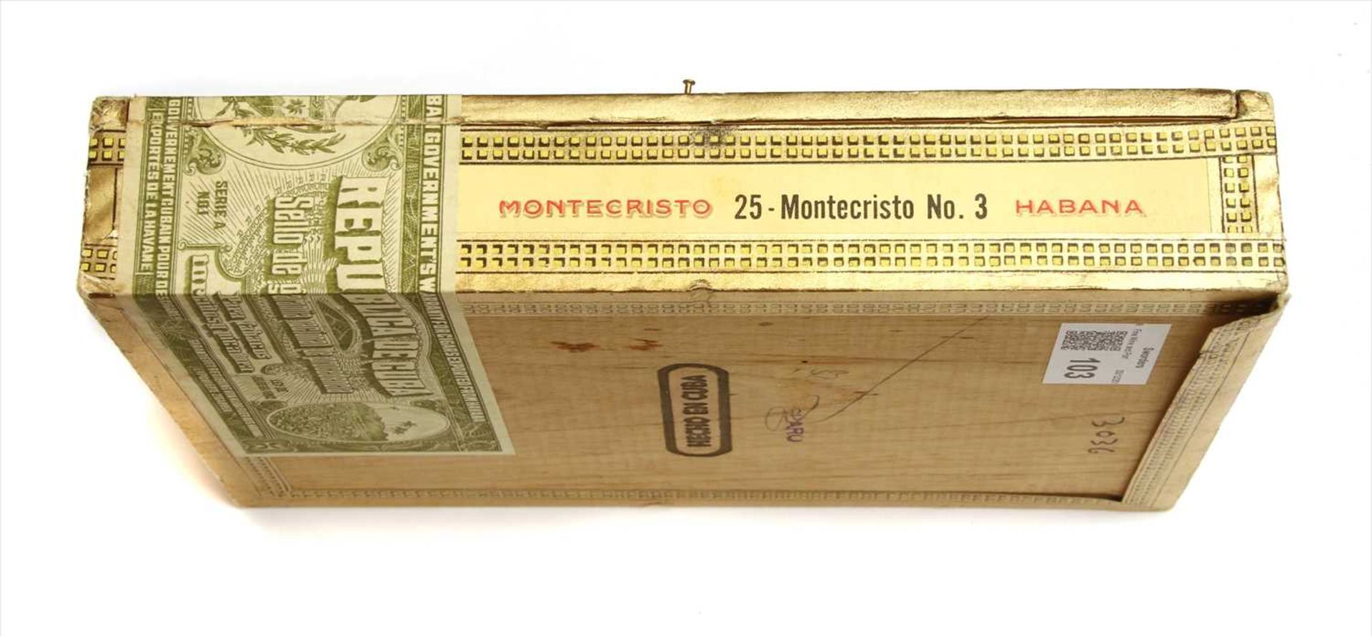 Montecristo, No. 3, 25 cigars, boxed - Image 6 of 6