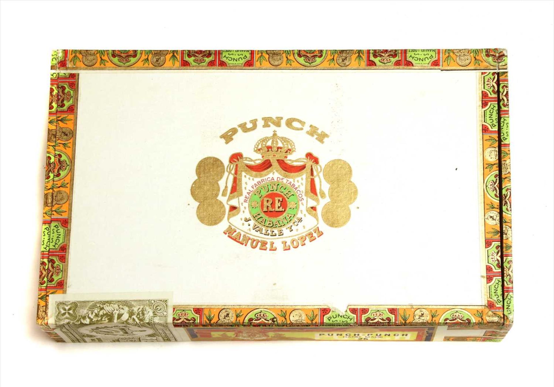 J. Valle & Co, Manuel Lopez, 25 Punch-Punch, boxed