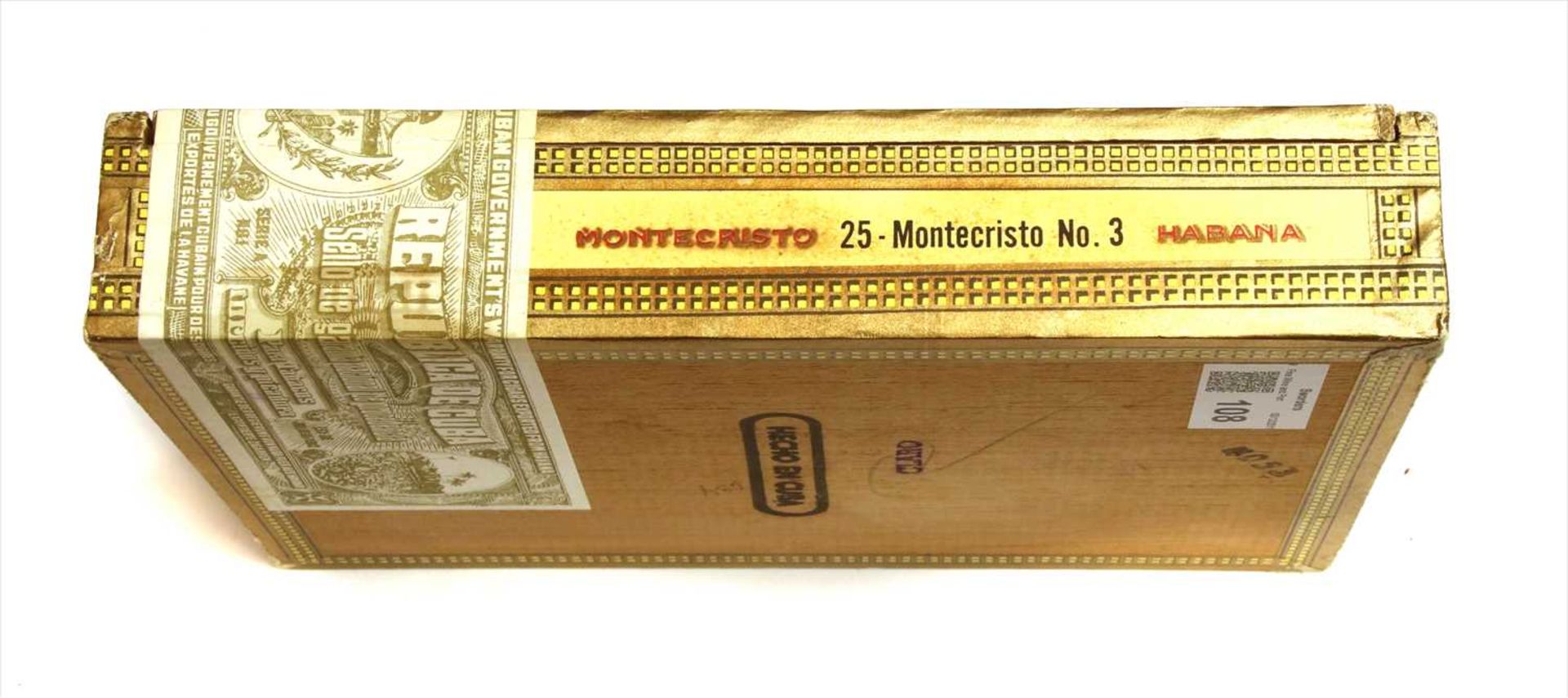 Montecristo, No. 3, 25 cigars, boxed - Image 3 of 4