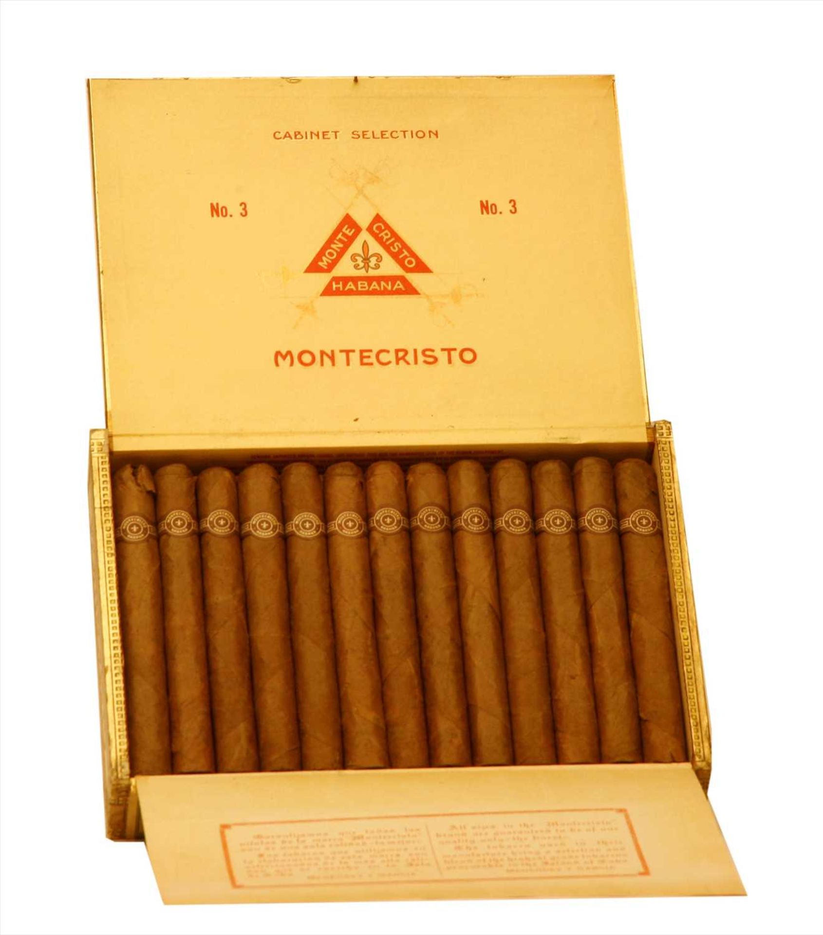 Montecristo, No. 3, 25 cigars, boxed - Image 2 of 6