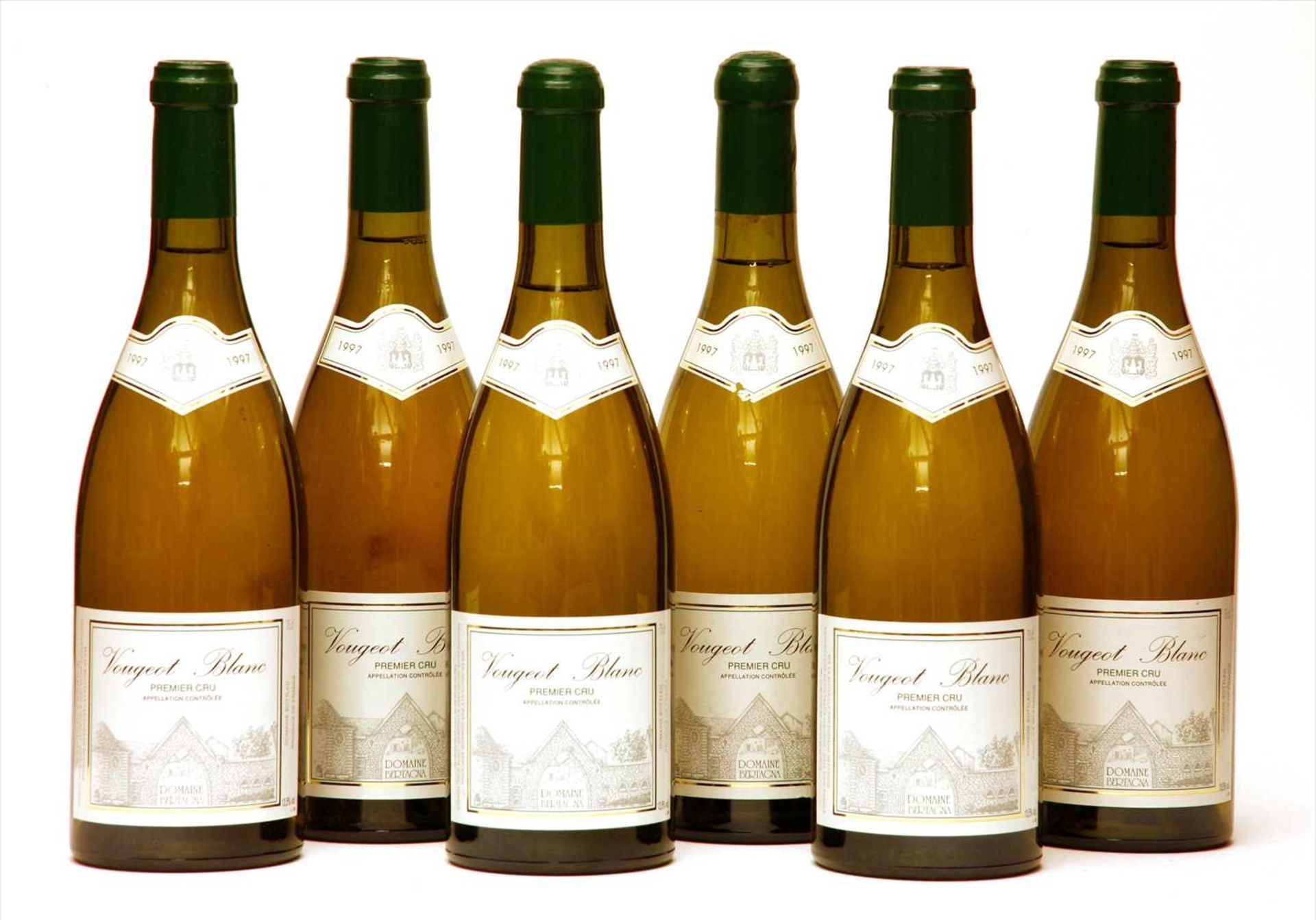 Domaine Bertagna, Vougeot Blanc, 1997, six bottles (boxed)