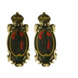 A PAIR OF MARTIN-IN-THE-FIELDS CAST IRON CHURCH PLAQUES,