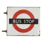 A LONDON BUS STOP,
