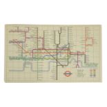 A LONDON UNDERGROUND MAP,