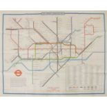 A LONDON UNDERGROUND MAP,