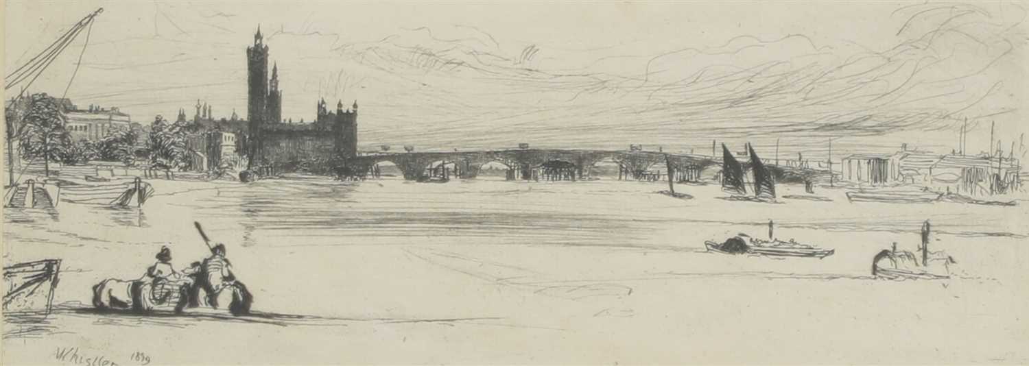 JAMES ABBOTT MCNEILL WHISTLER (American, 1834-1903) - Image 4 of 5