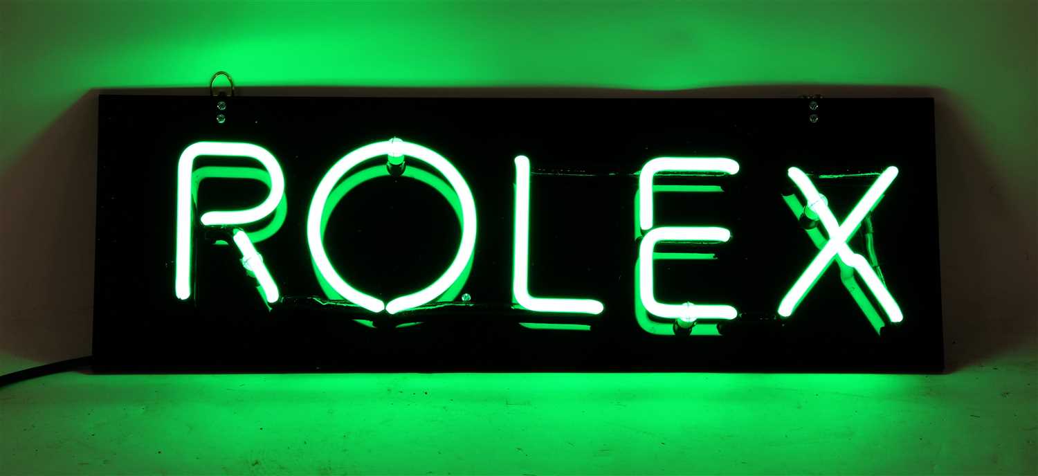 ROLEX NEON SIGN,